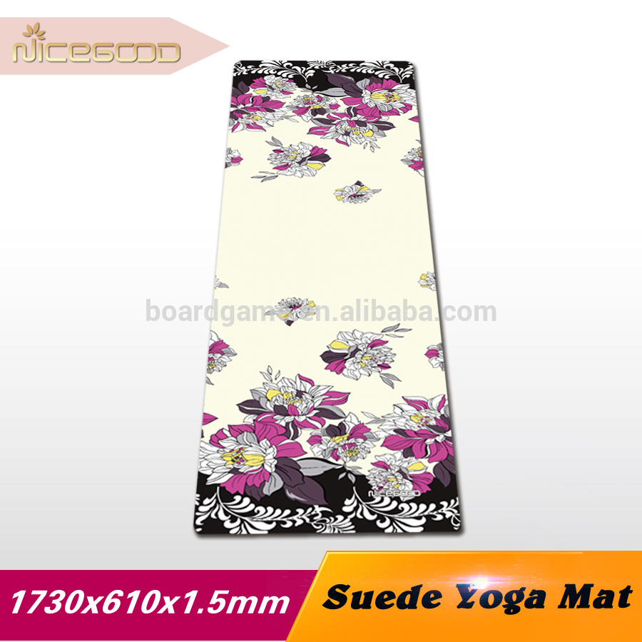 Optional color and logo durable natural rubber yoga mat