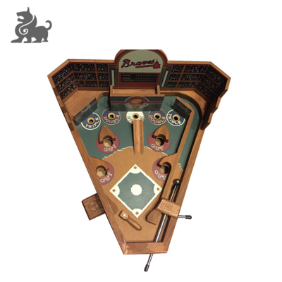 intelligence toy a classic wooden pinball style baseball children board game